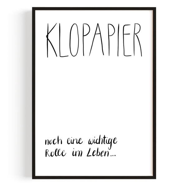 "KLOPAPIER" POSTER