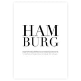 "HAMBURG” STADTPOSTER