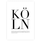 "KÖLN” CITY POSTER