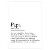 "Papa" Definition Poster