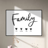 "FAMILY GEMALT” PERSONALIZED POSTER